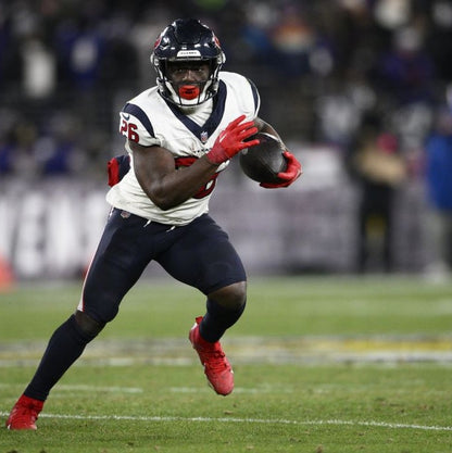 Devin Singletary GAME WORN 💪 11/12/23 & PHOTO MATCHED 📸 Houston Texans Nike NFL Jersey🎽 vs. Cincinnati Bengals – Salute to Service Game