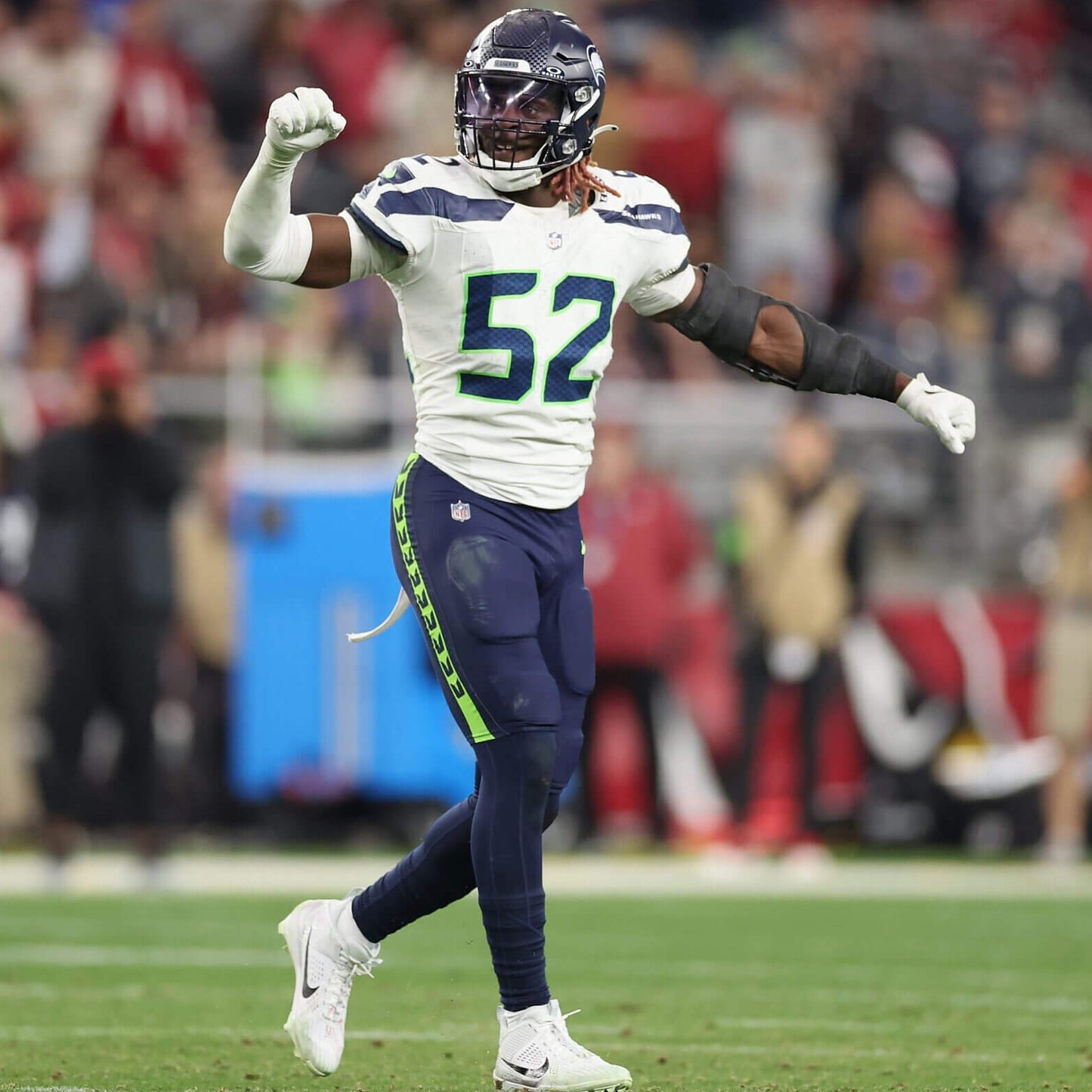 Darrell Taylor GAME-WORN💪09/17/2023 Seahawks Nike NFL Jersey👕vs. Detriot Lions🦁includes COA