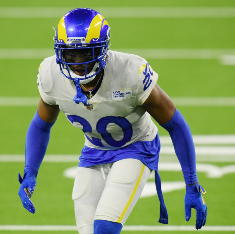 Jalen Ramsey TEAM-ISSUED💪Los Angeles Rams🐏NFL On-Field Jersey👕Inc. COA📄