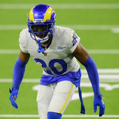 Jalen Ramsey TEAM-ISSUED💪Los Angeles Rams🐏NFL On-Field Jersey👕Inc. COA📄