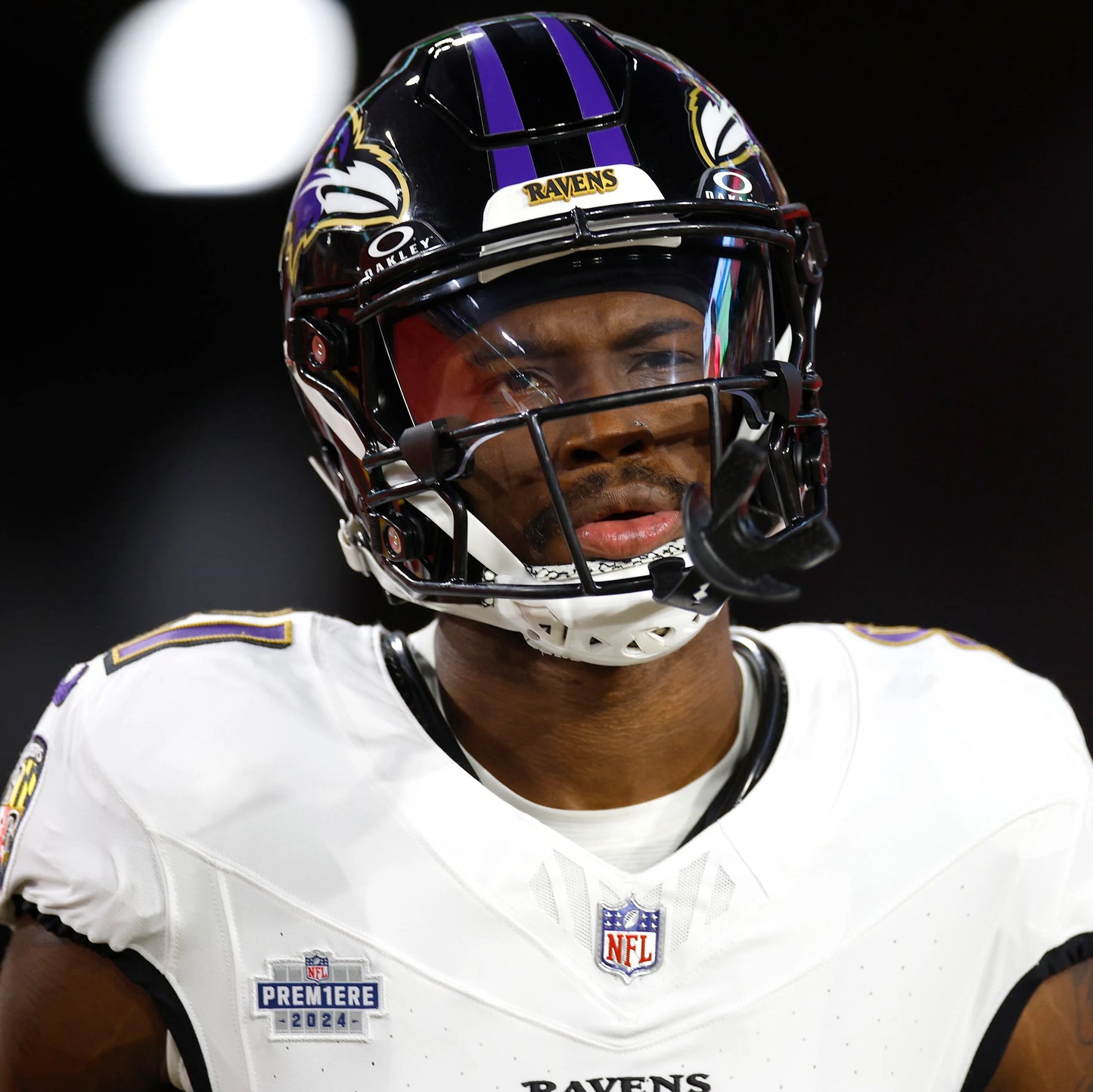 Tez Walker GAME-WORN💪09/07/25 Baltimore Ravens💜NFL Jersey vs. Buffalo Bills inc.COA📄
