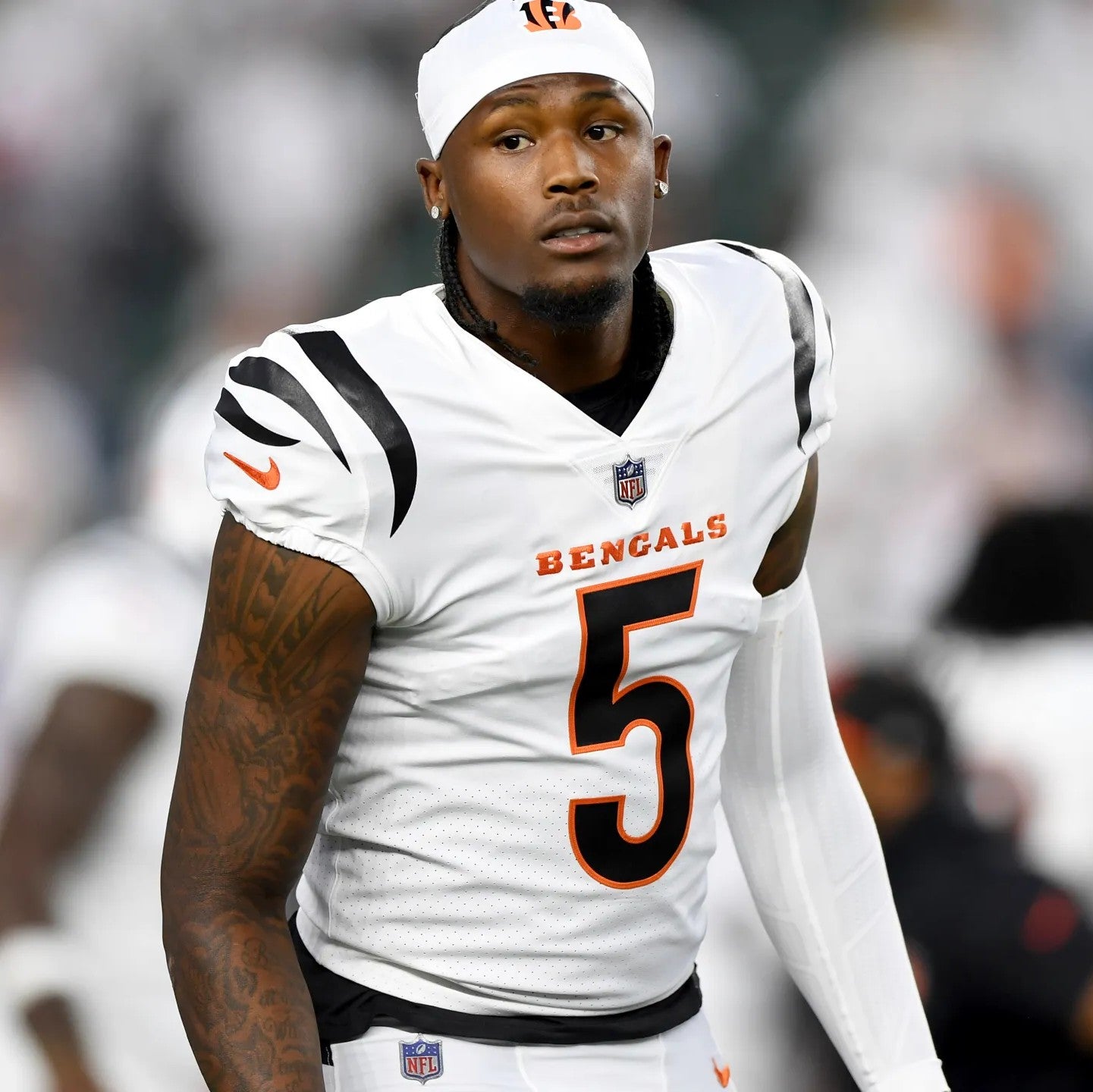 Tee Higgins GAME WORN/USED 09/07/25💪Cincinnati Bengals🐅NFL Jersey vs Cleveland Browns