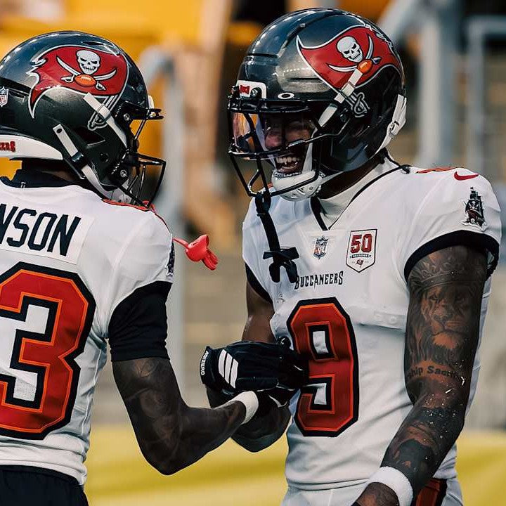 Emeka Egbuka GAME-ISSUED Tampa Bay Buccaneers On-Field Nike NFL Jersey🎽(White)