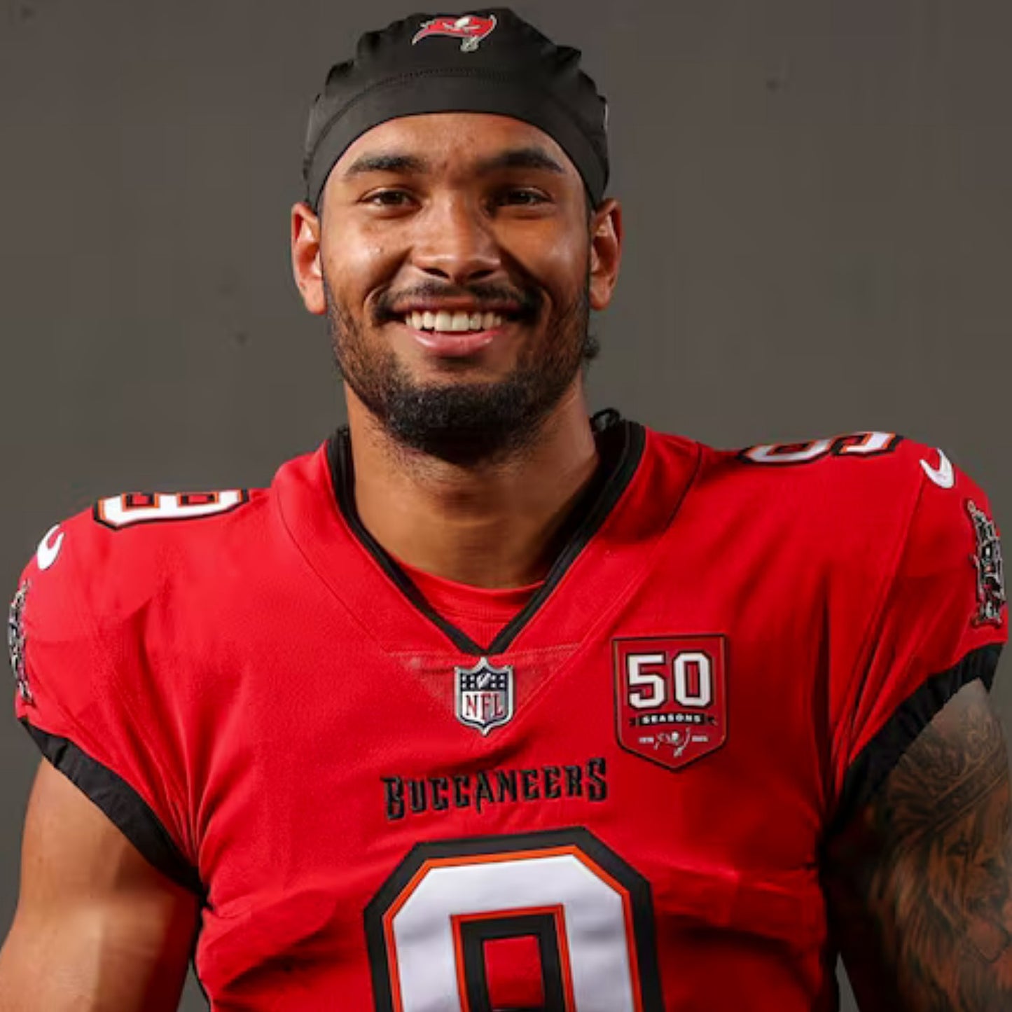 Emeka Egbuka GAME-ISSUED Tampa Bay Buccaneers On-Field Nike NFL Jersey🎽(White)