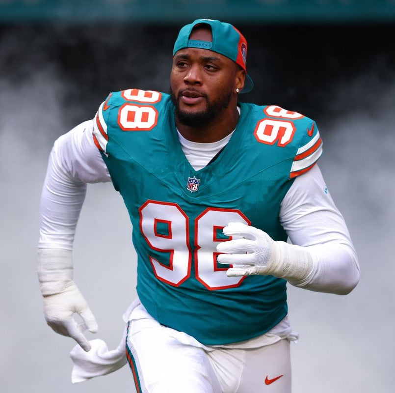 Raekwon Davis GAME ISSUED 💪 Miami Dolphins 🐬 Authentic On-Field Nike NFL Jersey🎽 Inc. PSA Authenticity 🛡️