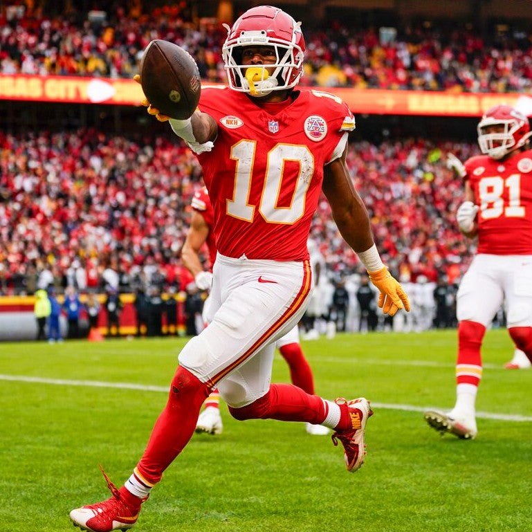 Isiah Pacheco GAME-WORN💪09/14/25 Kansas City Chiefs NFL Jersey🎽vs. Philadelphia Eagles