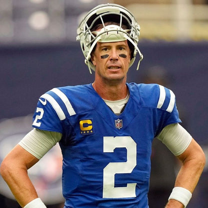 Matt Ryan GAME ISSUED 💪 Indianapolis Colts 🐎 Nike NFL Jersey 👕 Includes COA📄 & Captain's Patch