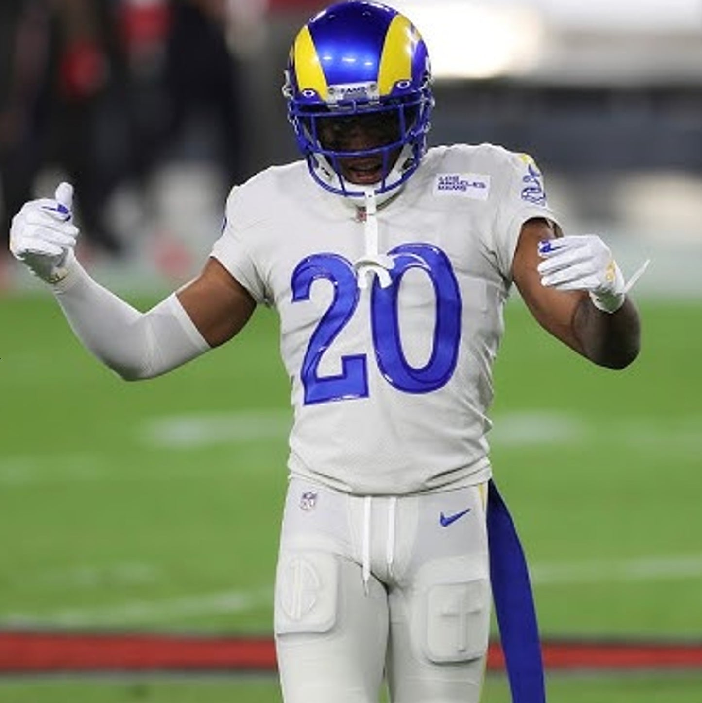Jalen Ramsey TEAM ISSUED Los Angeles Rams Nike NFL On-Field Jersey 👕 Inc. COA 📄