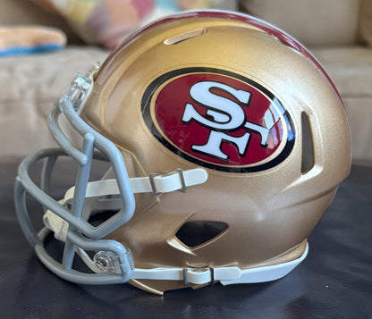 Bryant Young Signed🖊️San Francisco 49ers mini Helmet ✍️