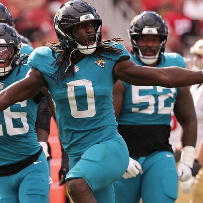Devin Lloyd GAME-WORN 10/12/25 Jacksonville Jaguars🐆NFL Nike Jersey👕vs. Seahawks