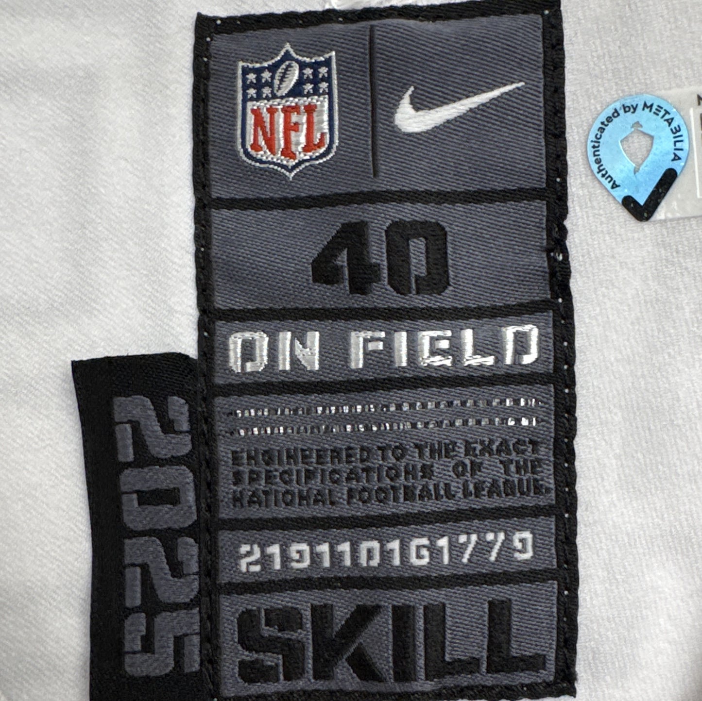 Josh Hayes GAME WORN 💪 10/12/25 Buccaneers Nike On-Field NFL Jersey 👕 vs. 49ers Inc. COA