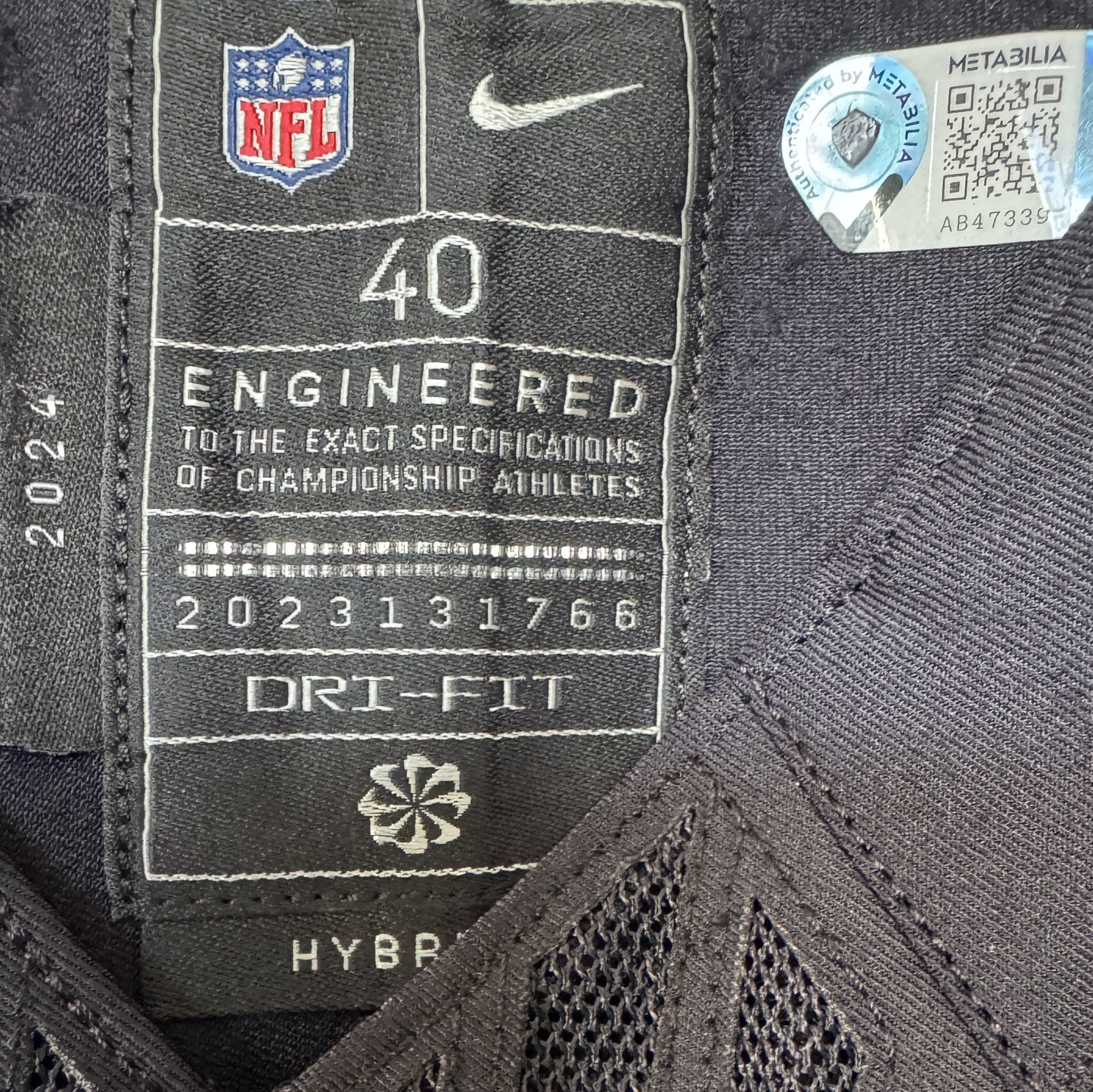 Xavier Hutchinson GAME WORN 10/26/25 Houston Texans NFL Jersey 👕 vs San Fransisco 49ers. Also includes COA