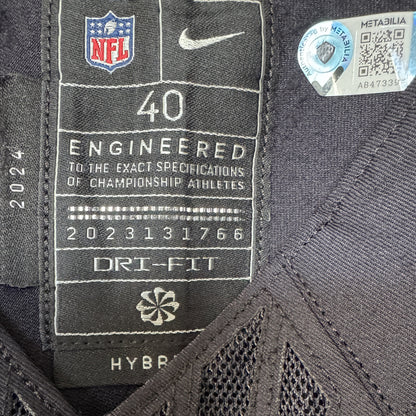 Xavier Hutchinson GAME WORN 10/26/25 Houston Texans NFL Jersey 👕 vs San Fransisco 49ers. Also includes COA
