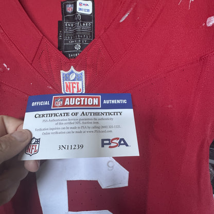 Malik Mustapha GAME WORN 10/20/24 PHOTO MATCHED 📸 San Francisco 49ers NFL Jersey vs Kansas City Chiefs Also includes PSA COA 🛡️
