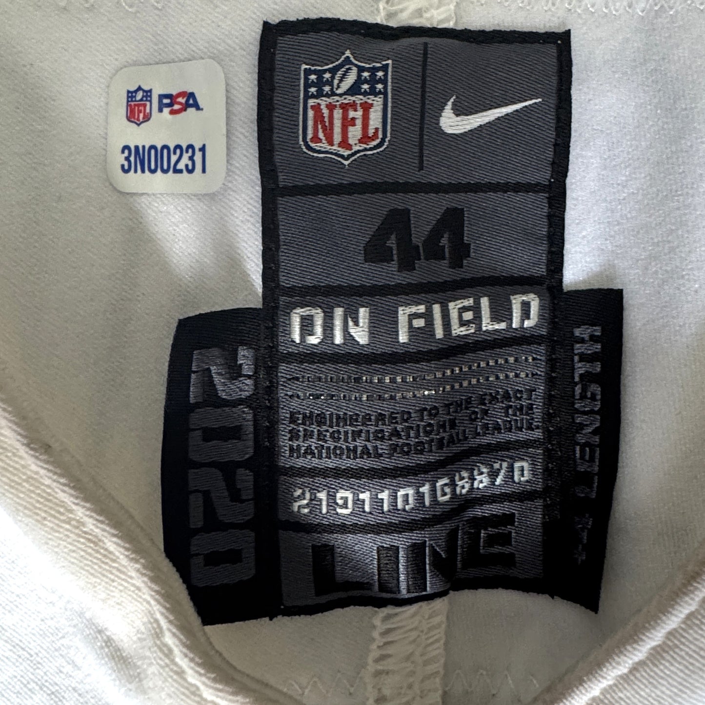 Tanoh Kpassagnon GAME WORN 💪 10/02/22 New Orleans Saints ⚜️ Nike NFL Jersey 🎽 vs. Minnesota Vikings - PSA Authenticated 🛡️