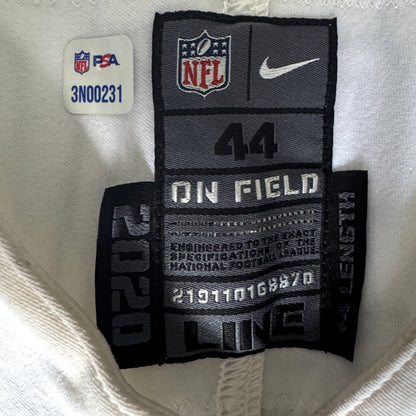 Tanoh Kpassagnon GAME WORN 💪 10/02/22 New Orleans Saints ⚜️ Nike NFL Jersey 🎽 vs. Minnesota Vikings - PSA Authenticated 🛡️