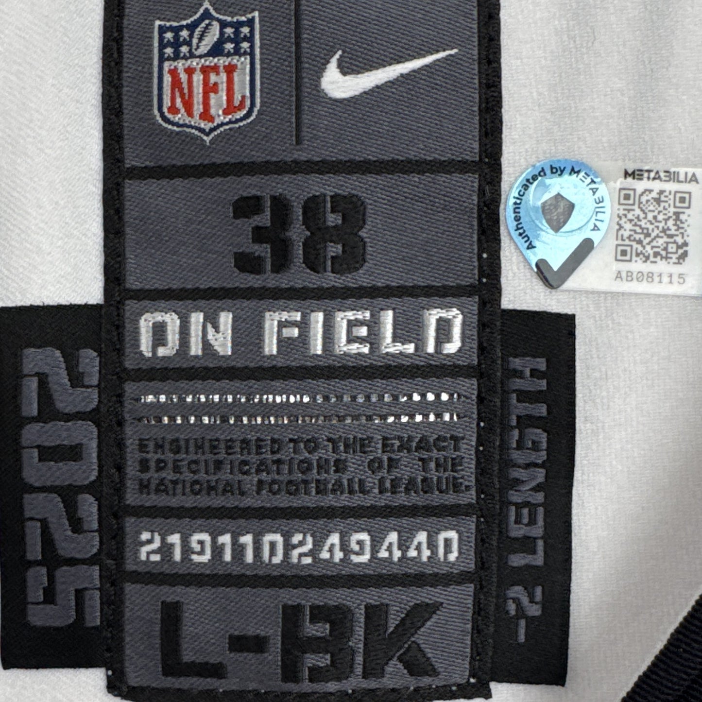 Bucky Irving TEAM-ISSUED💪Tampa Bay Buccaneers🏴‍☠️On-Field Nike NFL Jersey🎽