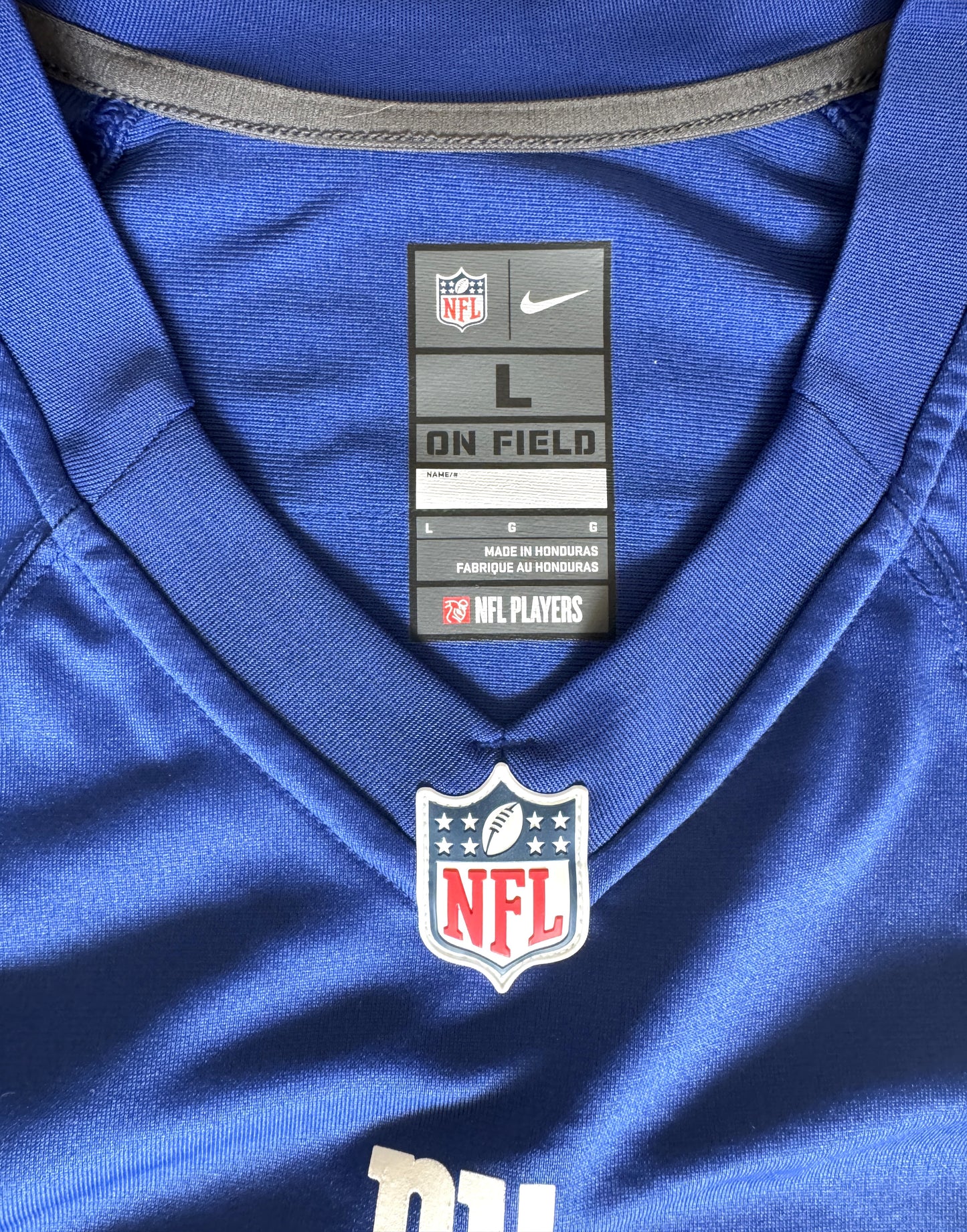 Saquon Barkley Hand Signed ✍️ New York Giants Nike NFL Jersey 👕 Also includes Authenticity 🛡️