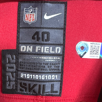 Emeka Egbuka GAME-ISSUED Tampa Bay Buccaneers On-Field Nike NFL Jersey🎽(Red)
