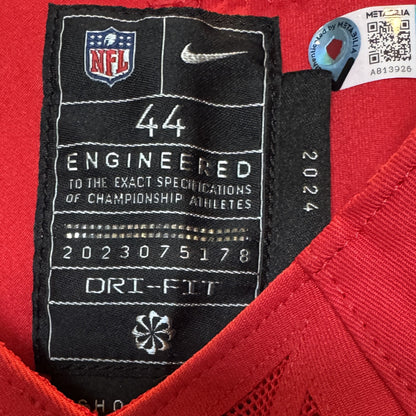 James Winchester GAME-USED💪09/28/25 Kansas City Chiefs NFL Jersey🎽vs. Baltimore Ravens