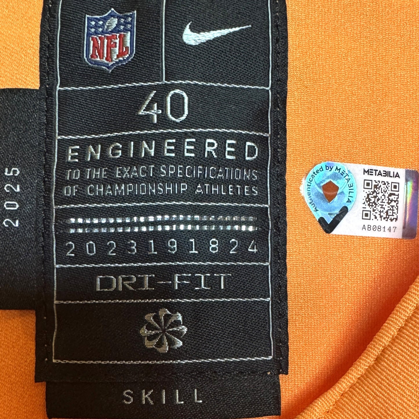 Emeka Egbuka GAME-ISSUED Tampa Bay Buccaneers On-Field NFL Creamsicle Jersey👕