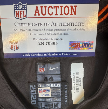 Austin Hooper GAME-WORN 11/15/20💪PHOTO-MATCHED📸Cleveland Browns NFL Jersey👕vs. Houston Texans