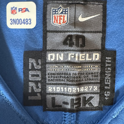 D.J. Chark Jr. GAME WORN💪Detroit Lions🦁Nike NFL Jersey👕 also includes PSA Certification🛡️