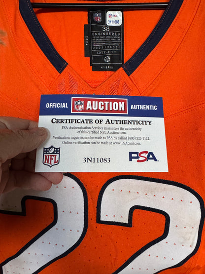 Brandon Jones GAME WORN 10/13/24 Denver Broncos Nike NFL Jersey vs Los Angeles Chargers Inc. COA🛡️