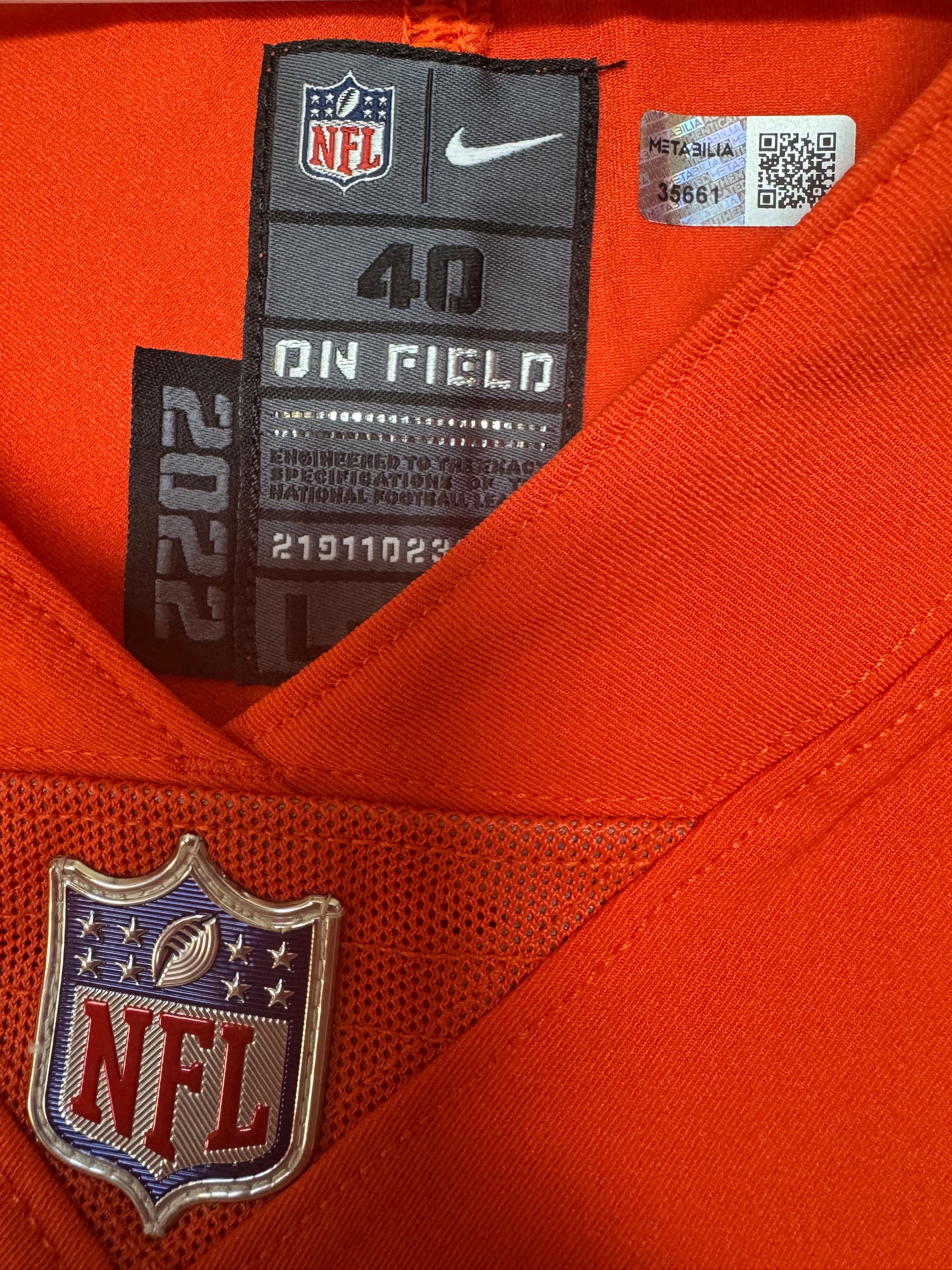 Tee Higgins GAME ISSUED 💪 Cincinnati Bengals 🐅 24-25 Season Nike NFL Jersey 👕 Inc. COA 📄
