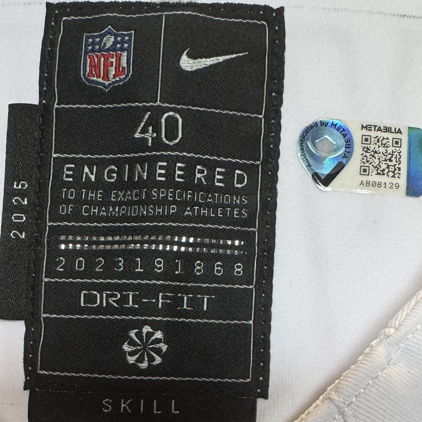 Mike Evans GAME-ISSUED🔥Tampa Bay Buccaneers Nike NFL Iconic 1976 Jersey👕 Inc. 50 Seasons Patch