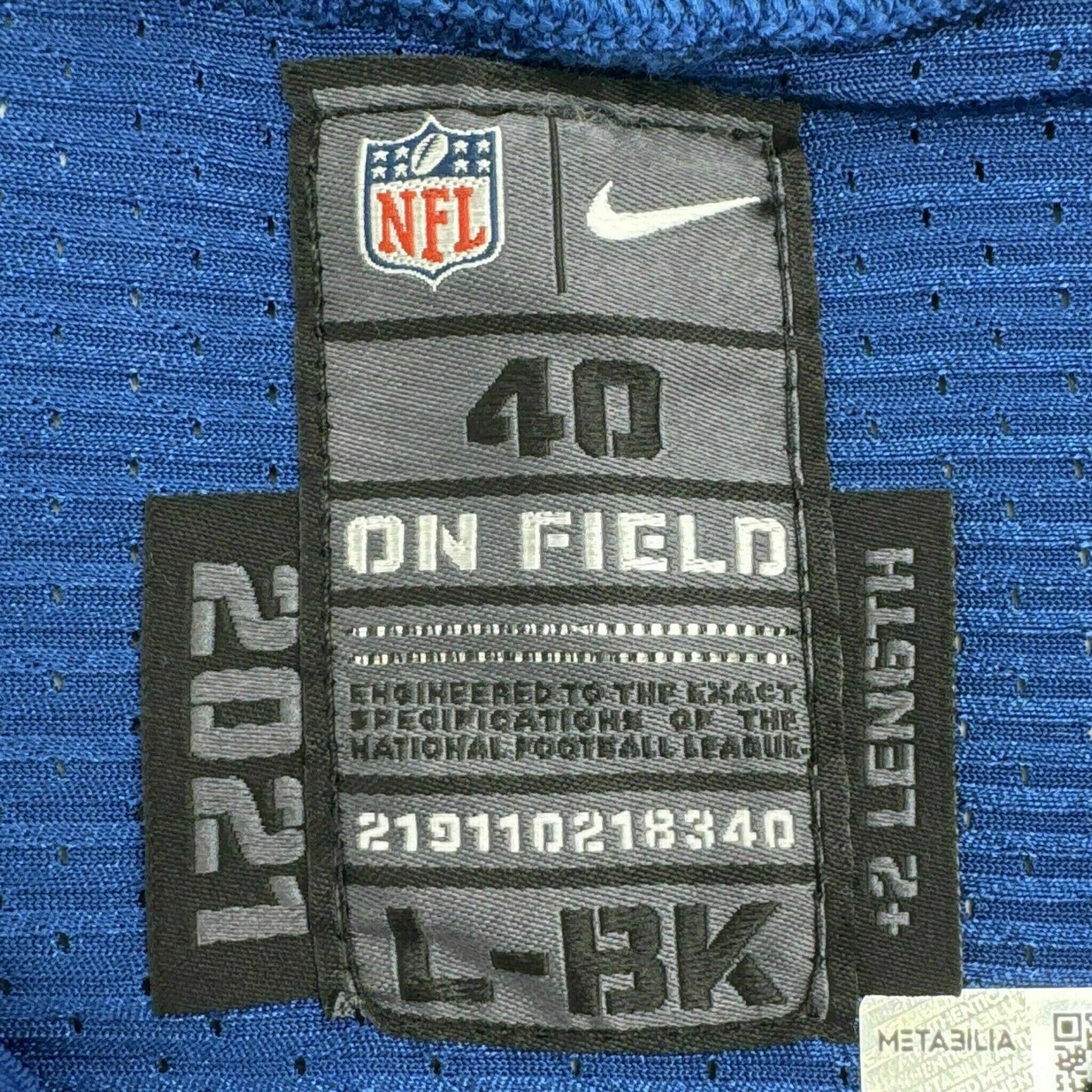Jonathan Taylor SIGNED TEAM ISSUED Indianapolis Colts Nike NFL Jersey 👕 Inc. COA