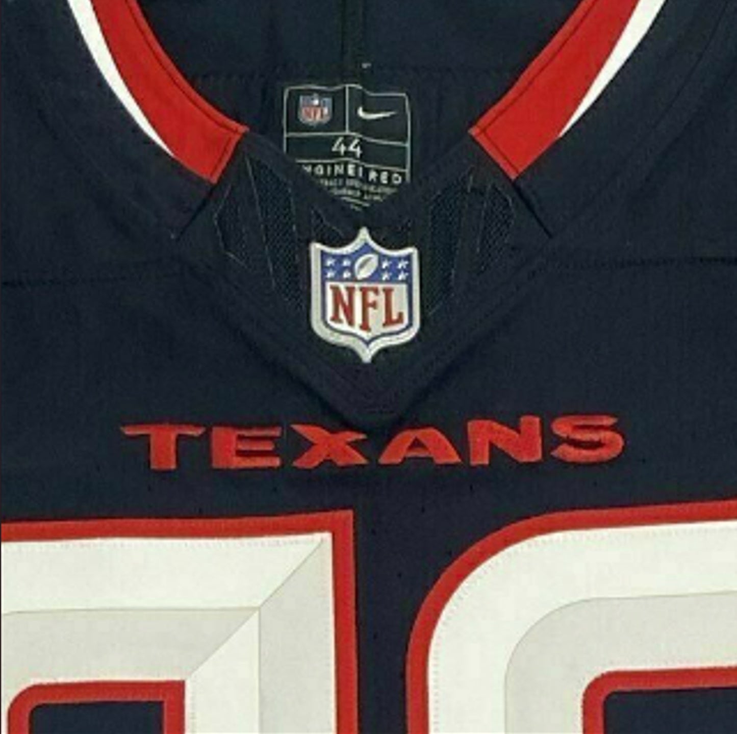 Dalton Schultz GAME WORN 09/07/25 Houston Texans Nike NFL Jersey vs Los Angeles Rams Also includes COA