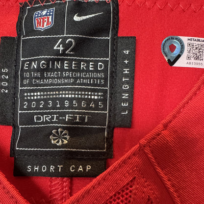 Kareem Hunt GAME-USED💪09/28/25 Kansas City Chiefs NFL Jersey🎽vs. Baltimore Ravens