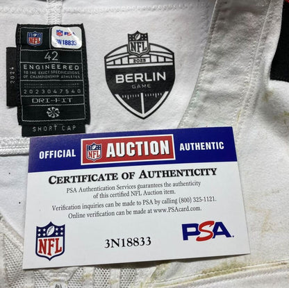 Feliepe Franks GAME WORN💪11/09/25 PHOTO MATCHED Atlanta Falcons NFL Jersey vs Indianapolis Colts Also includes PSA Authentication