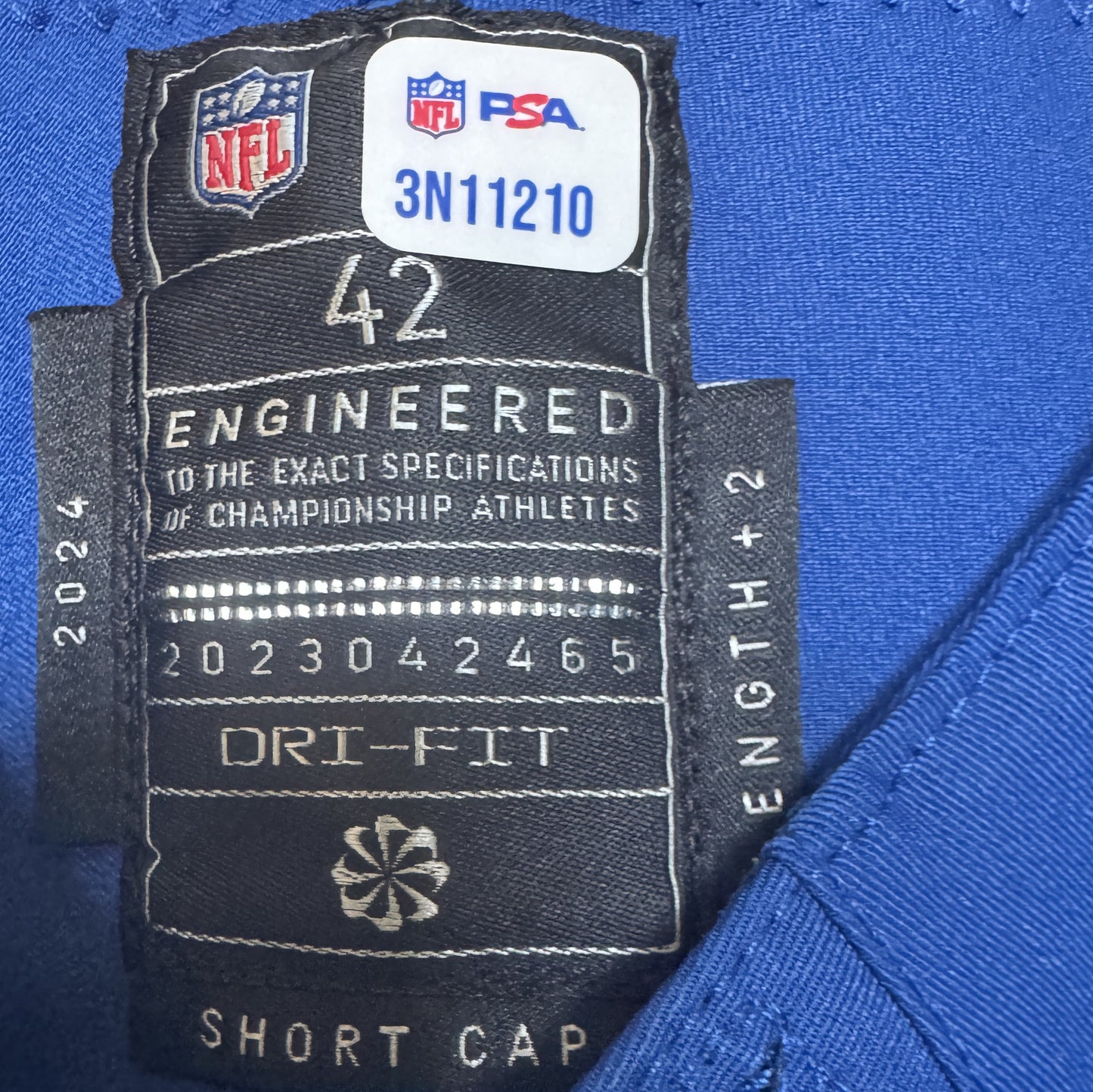Laiatu Latu SIGNED GAME ISSUED 💪 Indianapolis Colts Nike NFL Jersey 👕 Also includes COA