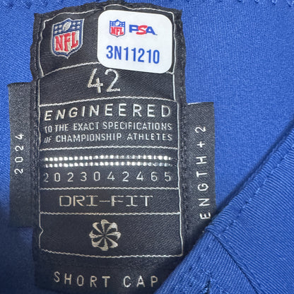 Laiatu Latu SIGNED GAME ISSUED 💪 Indianapolis Colts Nike NFL Jersey 👕 Also includes COA