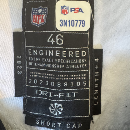 Tyler Steen GAME-USED💪09/06/24 Philadelphia Eagles🦅NFL Jersey👕vs Green Bay Packers Inc. PSA Certification