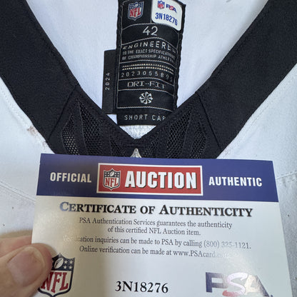Spencer Rattler GAME WORN 09/28/25 New Orleans Saints ⚜️ Nike NFL Jersey vs Bills Includes PSA Authenticity 🛡️