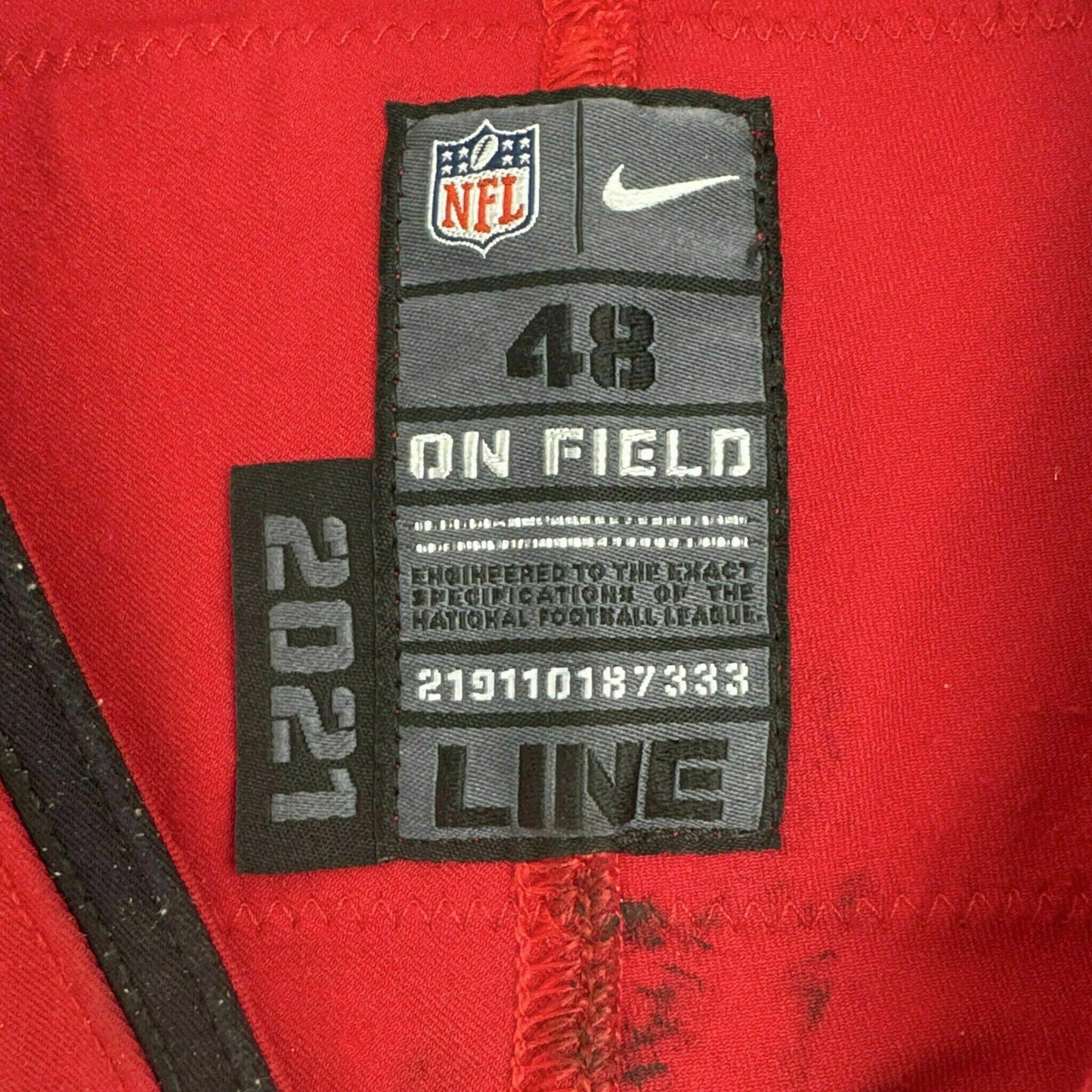 Greg Gaines GAME WORN 12/07/25 Tampa Bay Buccaneers OnField NFL Jersey vs New Orleans Saints Also includes COA 🛡️