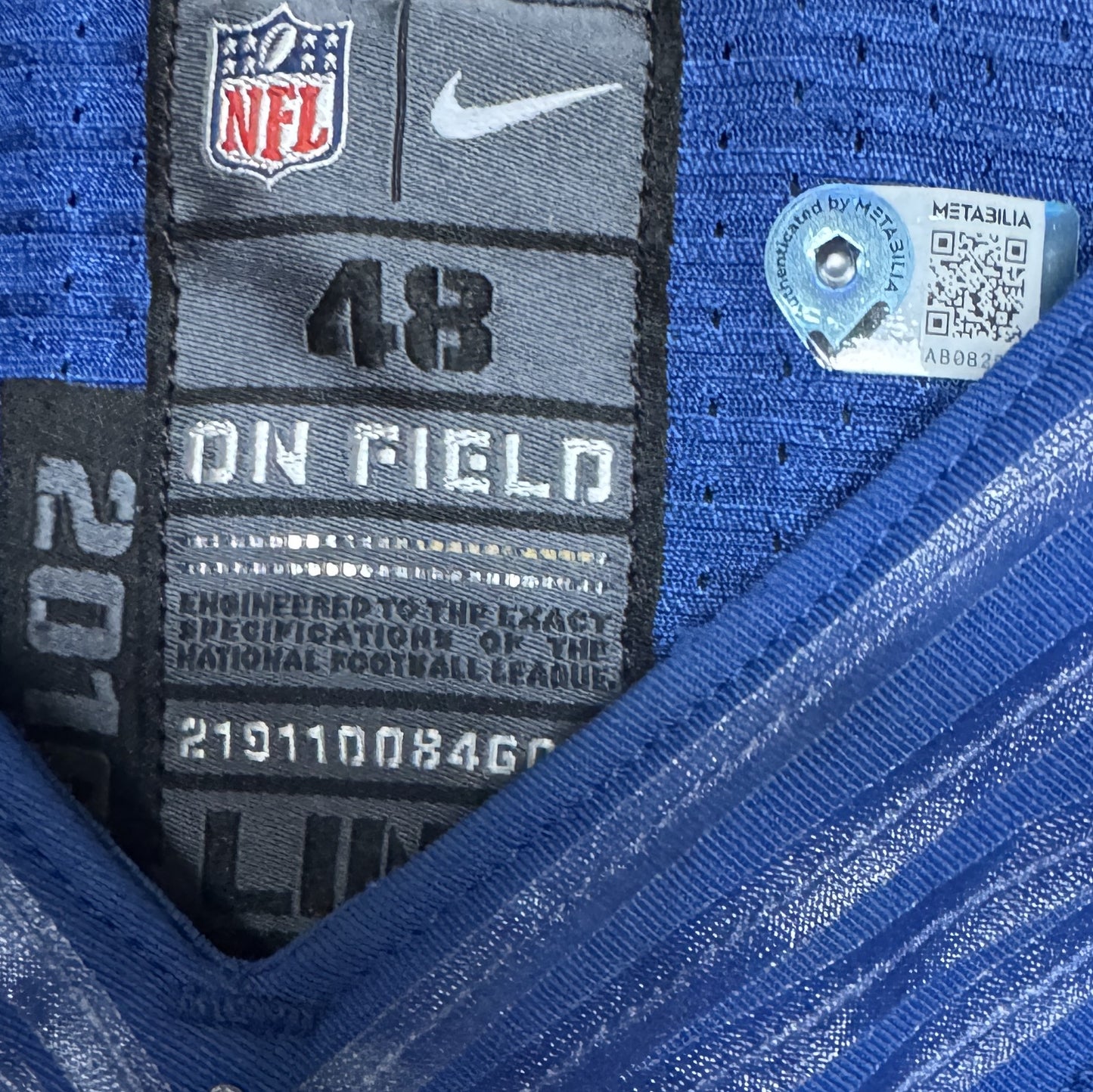 Grover Stewart GAME WORN 💪 Indianapolis Colts 🐎 Nike On-Field NFL Jersey 👕 COA also included 🛡️