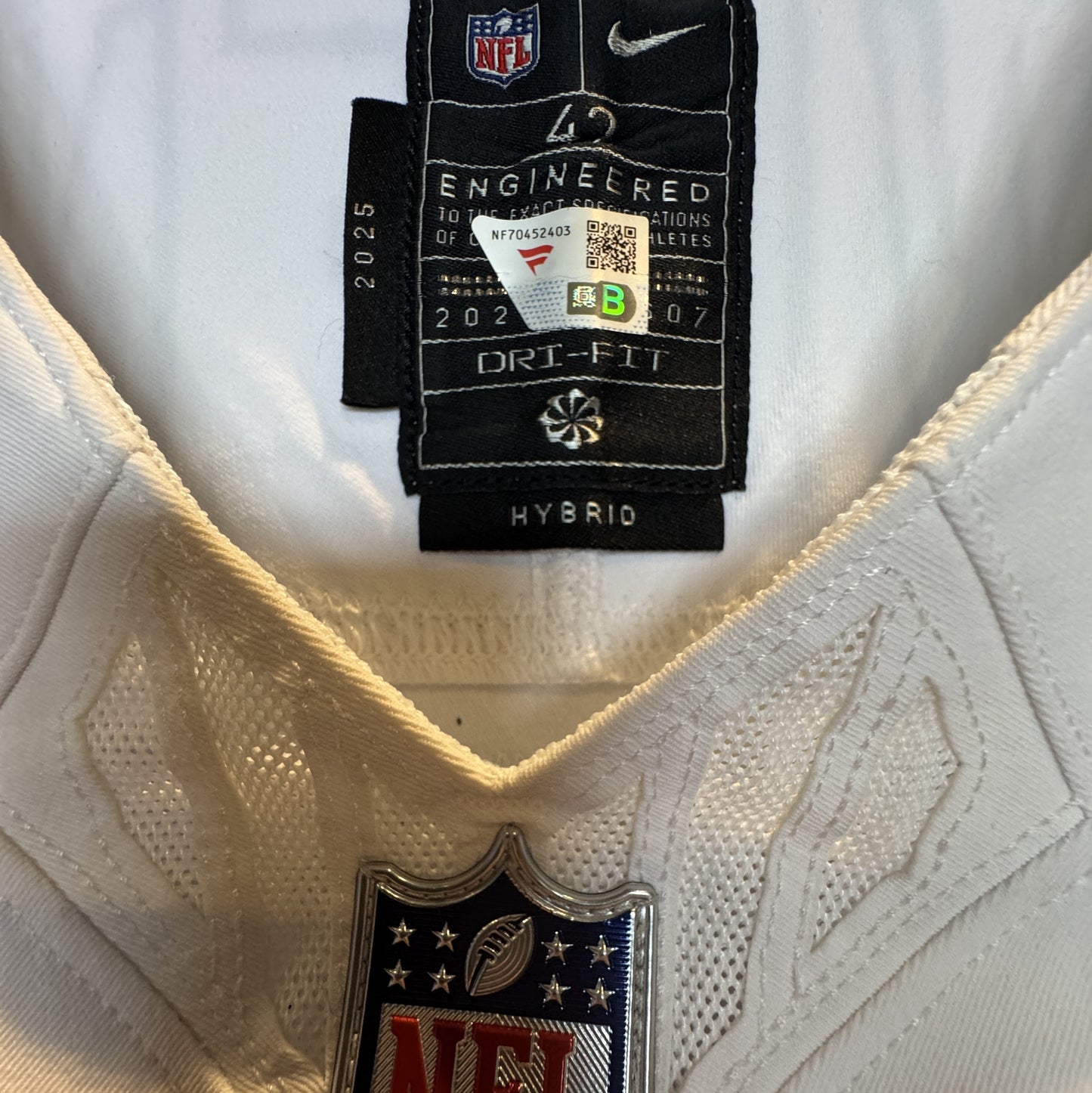 Trevor Lawrence GAME WORN 11/09/25 PHOTO MATCHED Jacksonville Jaguars Nike NFL Jersey vs Houston Texans Also includes Fanatics COA