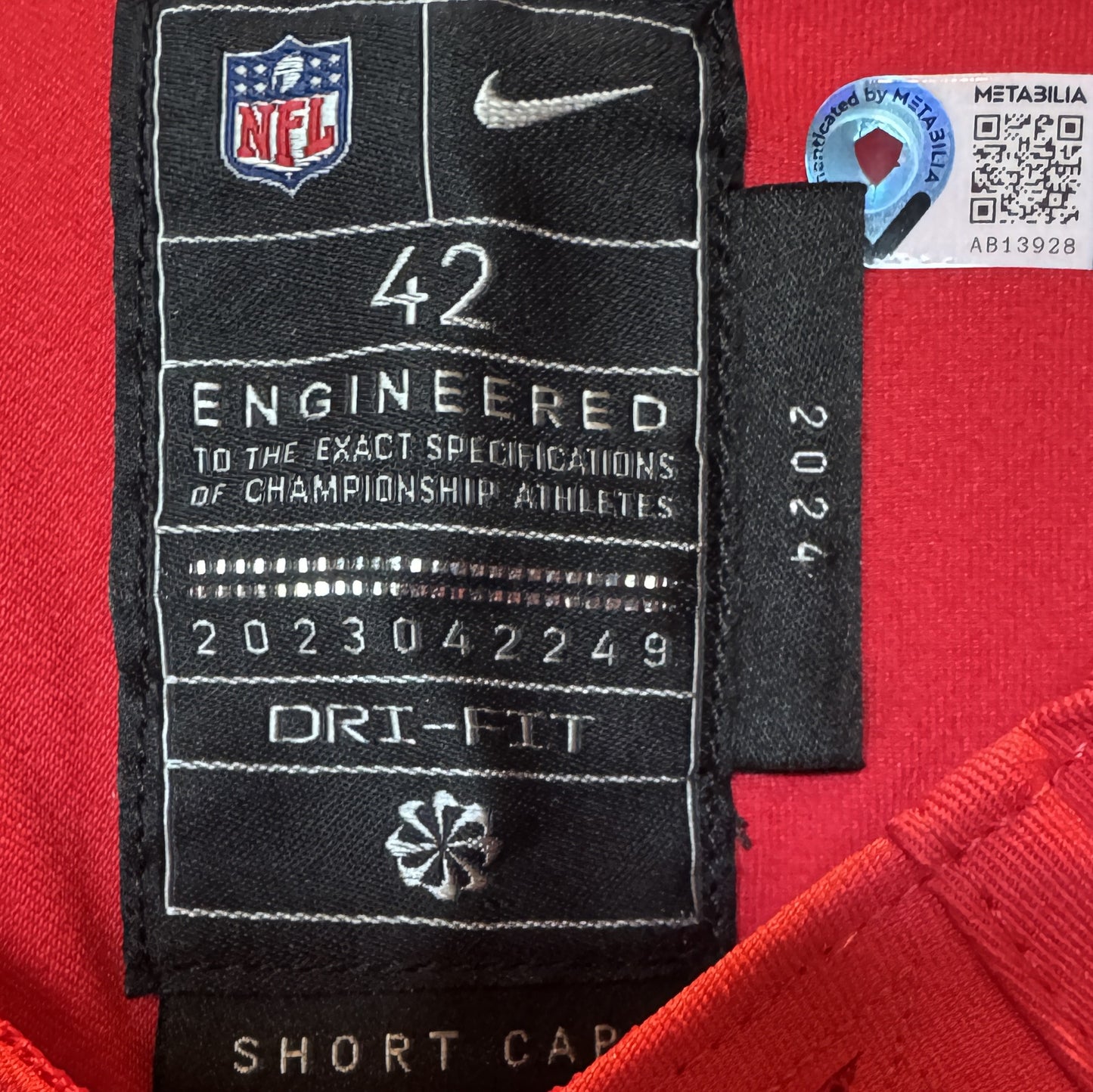 Drue Tranquill GAME-USED💪09/28/25 Kansas City Chiefs NFL Jersey🎽vs. Baltimore Ravens