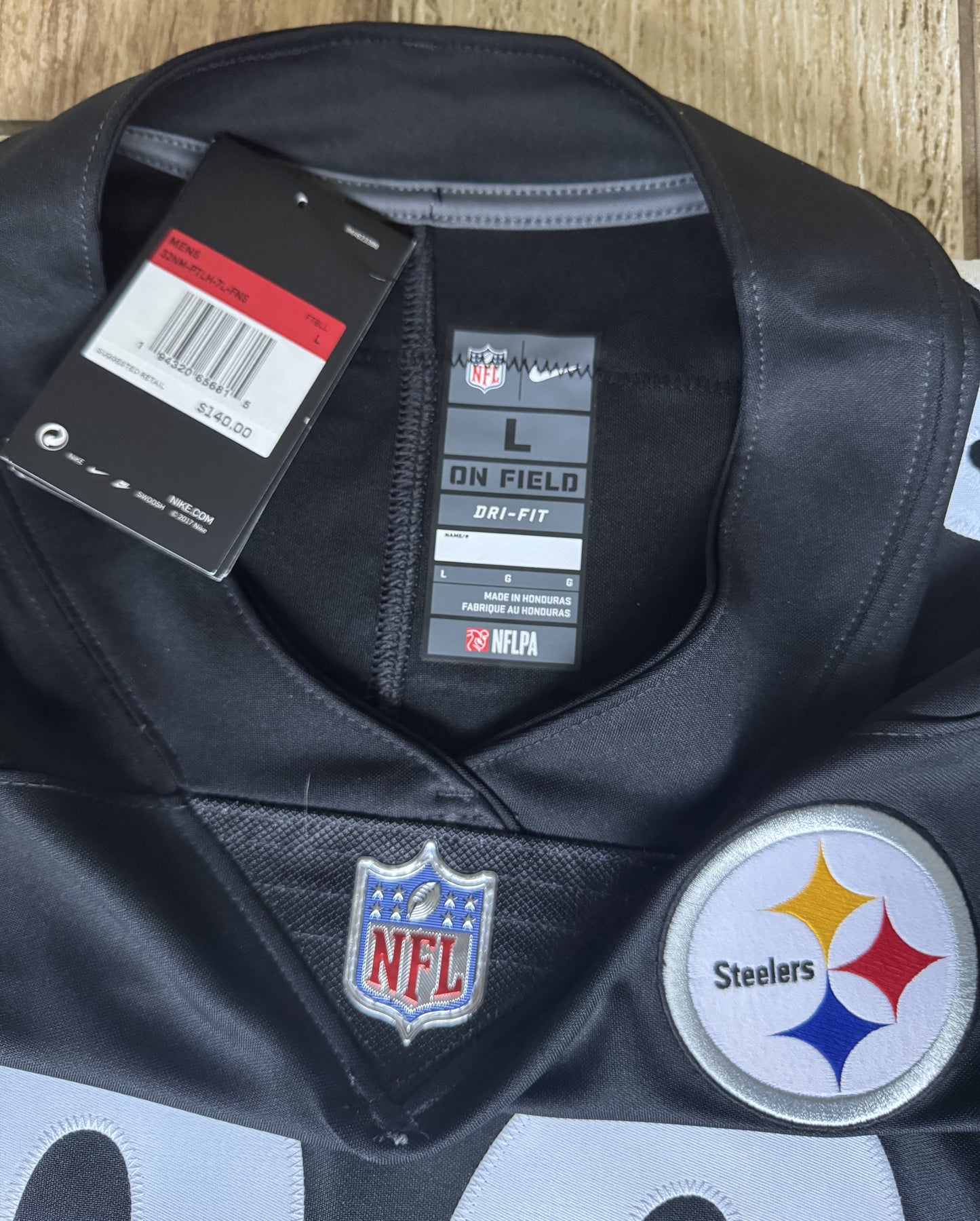T. J. Watt Hand-Signed ✍️ Pittsburgh Steelers AUTHENTIC Nike NFL Jersey 👕 Includes Fanatics Hologram for Authenticity 🛡️