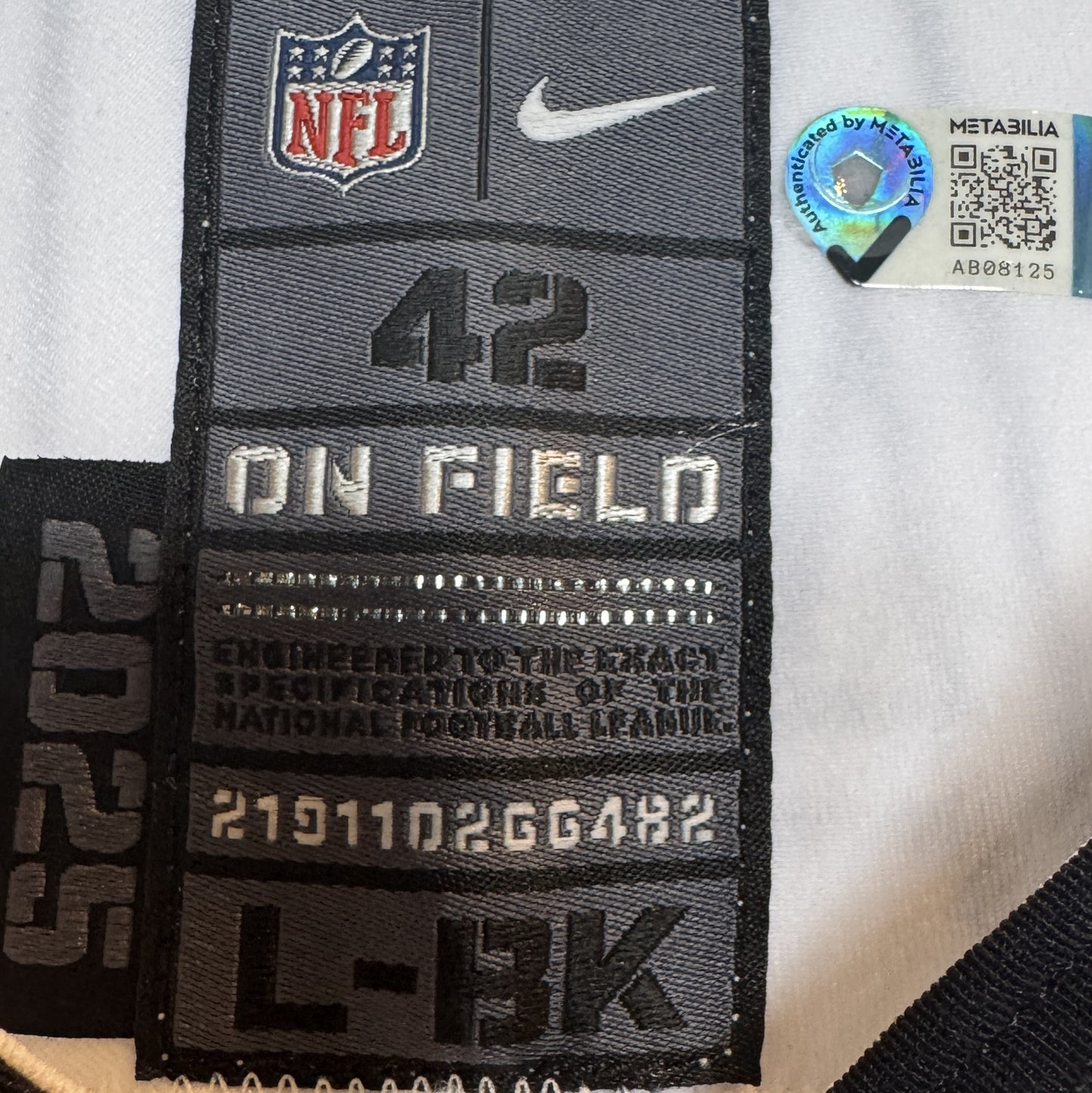 Lavonte David TEAM-ISSUED💪Tampa Bay Buccaneers🏴‍☠On-Field Nike NFL Jersey🎽White