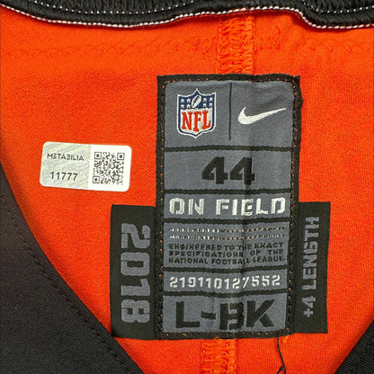 Joe Burrow GAME ISSUED 💪 Cincinnati Bengals 🐅 On-Field Nike NFL Jersey 👕 Inc. COA 📄