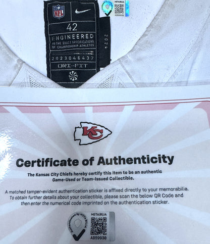Nick Bolton GAME WORN 💪 11/16/25 Kansas City Chiefs Nike NFL Jersey 🎽 vs Denver Broncos Also Includes Certificate of Authenticity