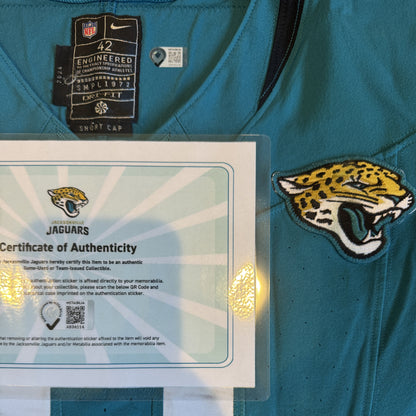 Devin Lloyd GAME-WORN 10/12/25 Jacksonville Jaguars🐆NFL Nike Jersey👕vs. Seahawks