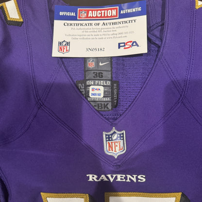 Hollywood Brown GAME-WORN💪Baltimore Ravens💜Nike On-Field NFL Jersey PSA COA