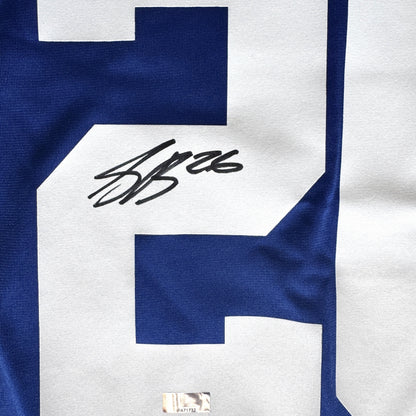 Saquon Barkley Hand Signed ✍️ New York Giants Nike NFL Jersey 👕 Also includes Authenticity 🛡️