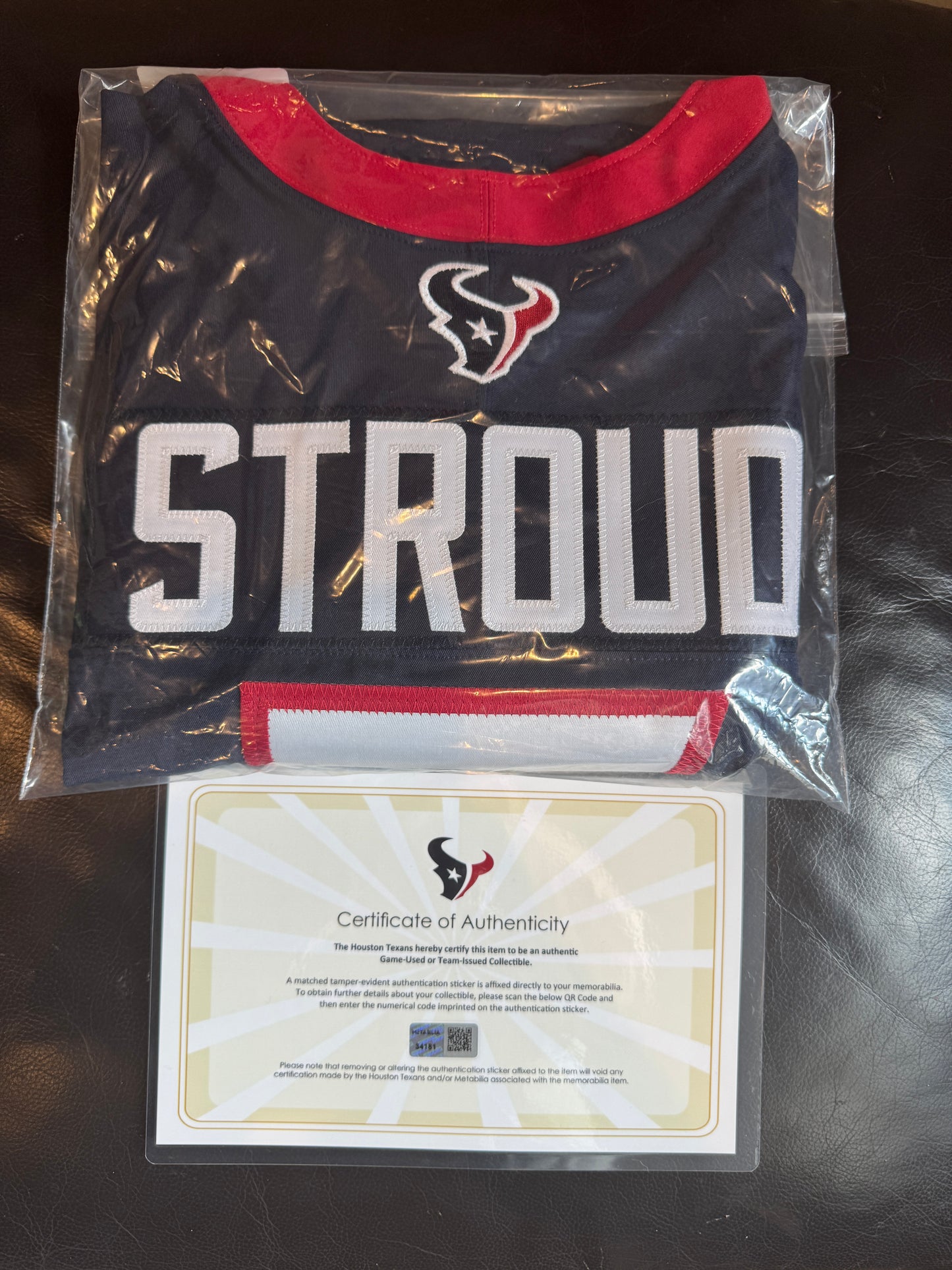 C. J. Stroud TEAM-ISSUED 💪 Houston Texans 🐂 Nike NFL Jersey 👕 Also Includes COA 🔥